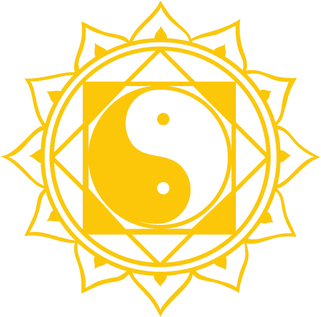 Wu-Ma-Taichi Logo in hellem Orange - Hussain Zoaiter 